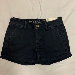 American Eagle Midi Navy Shorts
